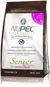 nupec senior razas pequeñas 2kg