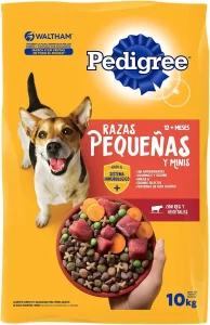 pedigree adulto razas pequeñas 10kg