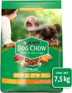 purina dog chow adultos raza pequeñas 7.5kg